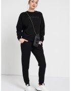Armani Exchange Bluza de trening cu decolteu la baza gatului si logo - Negru