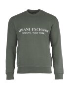 Armani Exchange Bluza de trening cu imprimeu logo - Verde