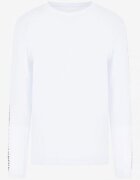 Armani Exchange Bluza uni cu decolteu la baza gatului -