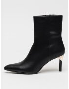 Armani Exchange Botine de piele ecologica - Negru