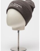 Armani Exchange Caciula cu logo brodat - Gri inchis