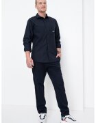 Armani Exchange Camasa cu maneci lungi si logo - Albastru ultramarin