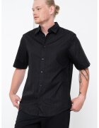 Armani Exchange Camasa de bumbac cu maneci scurte - Negru