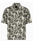 Armani Exchange Camasa din bumbac cu maneci scurte