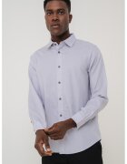 Armani Exchange Camasa regular-fit cu guler clasic - Alb/Gri deschis