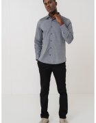Armani Exchange Camasa regular-fit cu guler clasic - Negru/Gri deschis