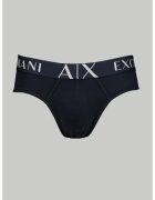 Armani Exchange Chiloti cu banda logo in talie - Albastru ultramarin