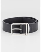 Armani Exchange Curea de piele cu logo - Negru