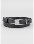 Armani Exchange Curea de piele ecologica - Negru