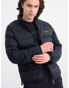 Armani Exchange Geaca cu vatelina si guler inalt - Albastru ultramarin