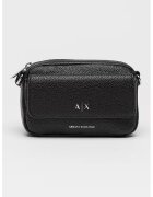 Armani Exchange Geanta crossbody cu fermoar - Negru