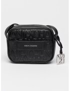 Armani Exchange Geanta crossbody de piele ecologica cu logo stantat Liz - Negru