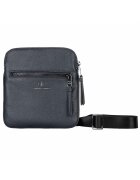 Armani Exchange Geanta crossbody de piele ecologica - Gri carbune