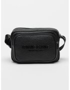 Armani Exchange Geanta crossbody din piele ecologica - Negru
