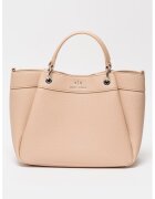 Armani Exchange Geanta shopper cu bareta din material textil - Bej deschis