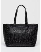 Armani Exchange Geanta shopper de piele ecologica uc logo stantat - Negru