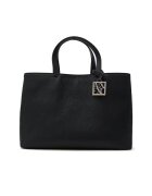 Armani Exchange Geanta tote cu imprimeu logo - Negru