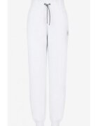 Armani Exchange Pantaloni de trening dama - Regular Fit - Bumbac - Alb - Alb