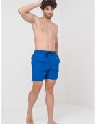 Armani Exchange Pantaloni scurti de baie cu talie ajustabila - Albastru royal