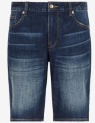 Armani Exchange Pantaloni Scurti Din Denim Cu Talie Medie