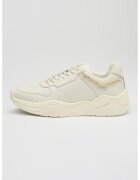 Armani Exchange Pantofi sport de piele cu aspect masiv - Auriu rose/Alb murdar
