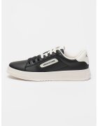 Armani Exchange Pantofi sport low-cut de piele ecologica - Negru