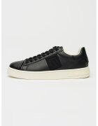 Armani Exchange Pantofi sport low-cut de piele ecologica - Negru