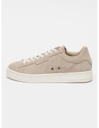 Armani Exchange Pantofi sport low-cut de piele intoarsa - Grej