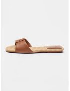 Armani Exchange Papuci cu logo - Maro nisip