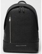 Armani Exchange Rucsac de piele ecologica cu logo discret - Negru