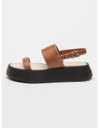Armani Exchange Sandale slingback flatform - Maro scortisoara