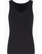Armani Exchange Top din jerseu cu aplicatie logo discreta