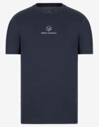 Armani Exchange Tricou casual din bumbac - Bleumarin