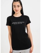 Armani Exchange Tricou cu imprimeu logo - Negru