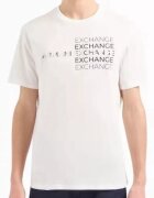 Armani Exchange Tricou din bumbac cu decolteu la baza gatului -