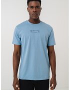 Armani Exchange Tricou din bumbac cu logo - Albastru deschis