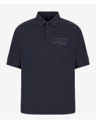 Armani Exchange Tricou polo cu detaliu logo -