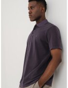 Armani Exchange Tricou polo cu logo discret - Violet deschis