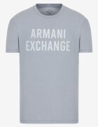 Armani Exchange Tricou regular fit cu imprimeu logo - Gri