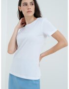 Armani Exchange Tricou regular fit cu imprimeu logo lateral - Alb