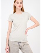 Armani Exchange Tricou slim fit de bumbac - Bej deschis