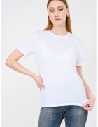 Armani Exchange Tricou uni cu decolteu la baza gatului - Alb