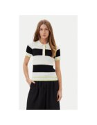 Artigli Pulover dama ACMA001937 - Viscoza/Nylon - Alb/Negru - Alb/Negru