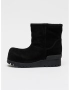 ASH Ghete pull-on din piele intoarsa - Negru