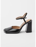 ASH Pantofi de piele cu toc masiv Allure - Negru