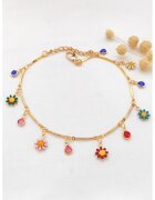 Atelier Miu Bratara cu zirconia - Auriu/Multicolor