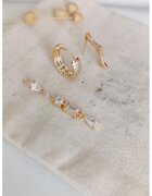 Atelier Miu Cercei cu pietre zirconia - Auriu