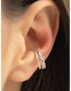 Atelier Miu Cercei cu tija si zirconia - Argintiu