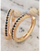 Atelier Miu Cercei cu zirconia - Auriu