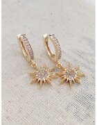 Atelier Miu Cercei din alama cu cristale - Auriu